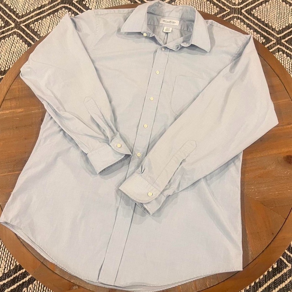Brooks Brothers light Blue Dress button up long sleeve Shirt